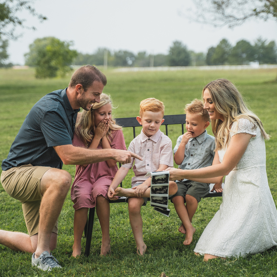 Baby Announcement, Missouri, farm,family