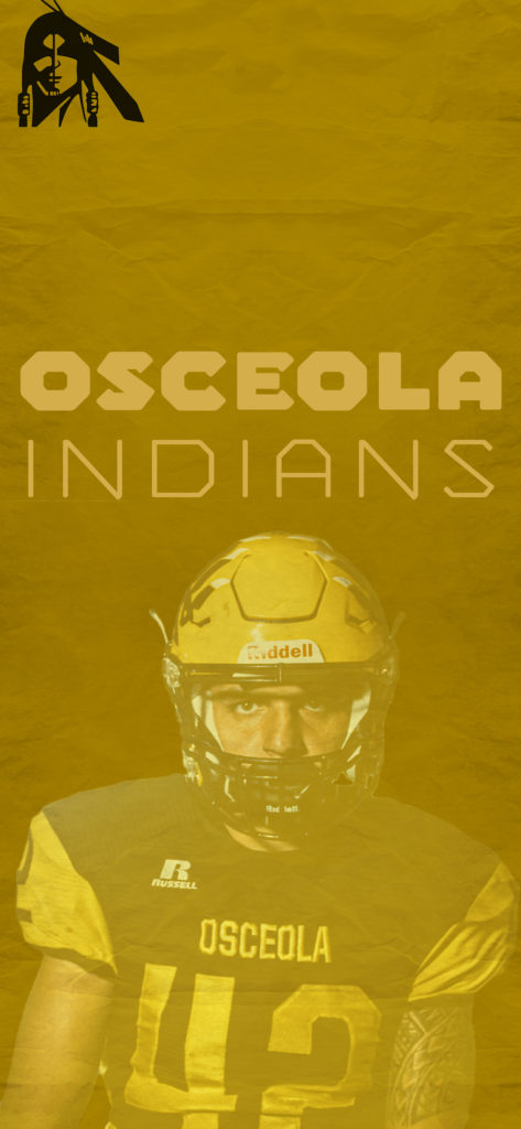 osceola indians, iphone, background