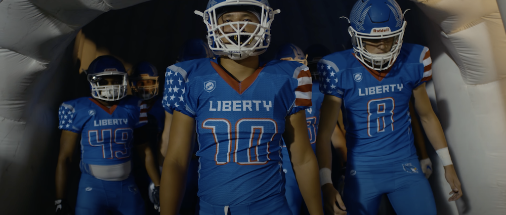 Liberty, Bluejays, football
